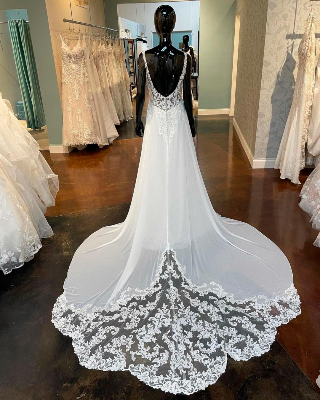 best bridal salons in texas bride dress lace open back