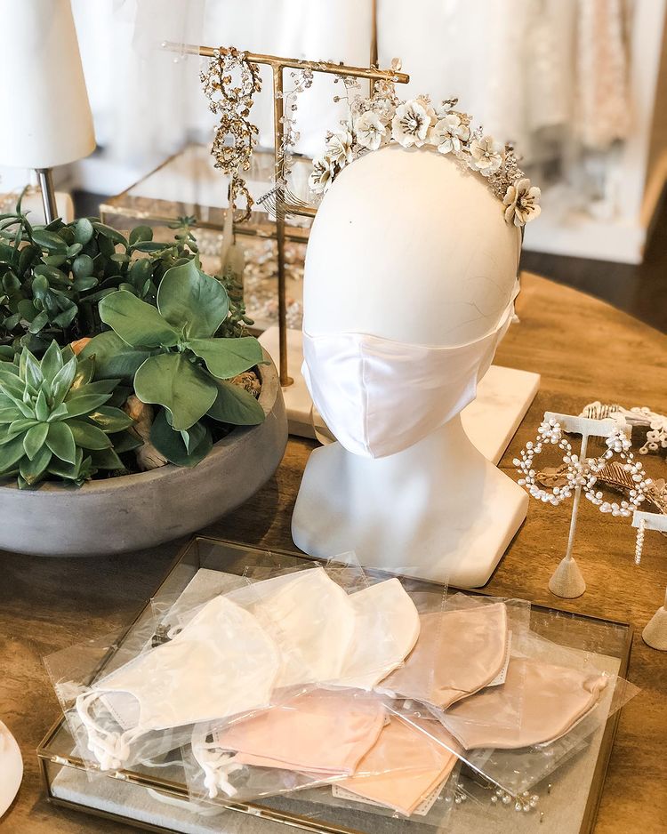 best bridal salons in texas bride masks jewelry