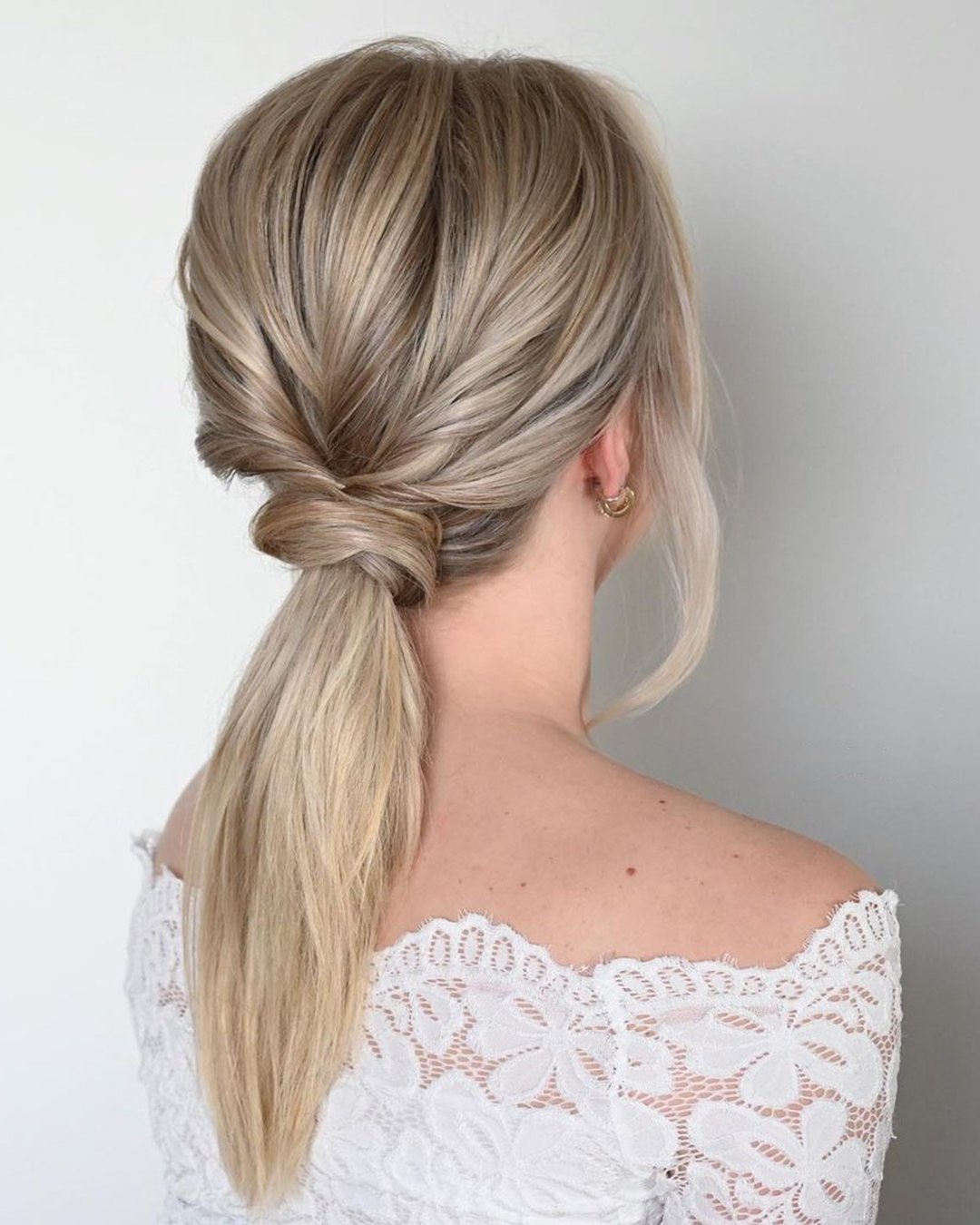 pony tail hairstyles for wedding simple easy wrapped nicoledrege