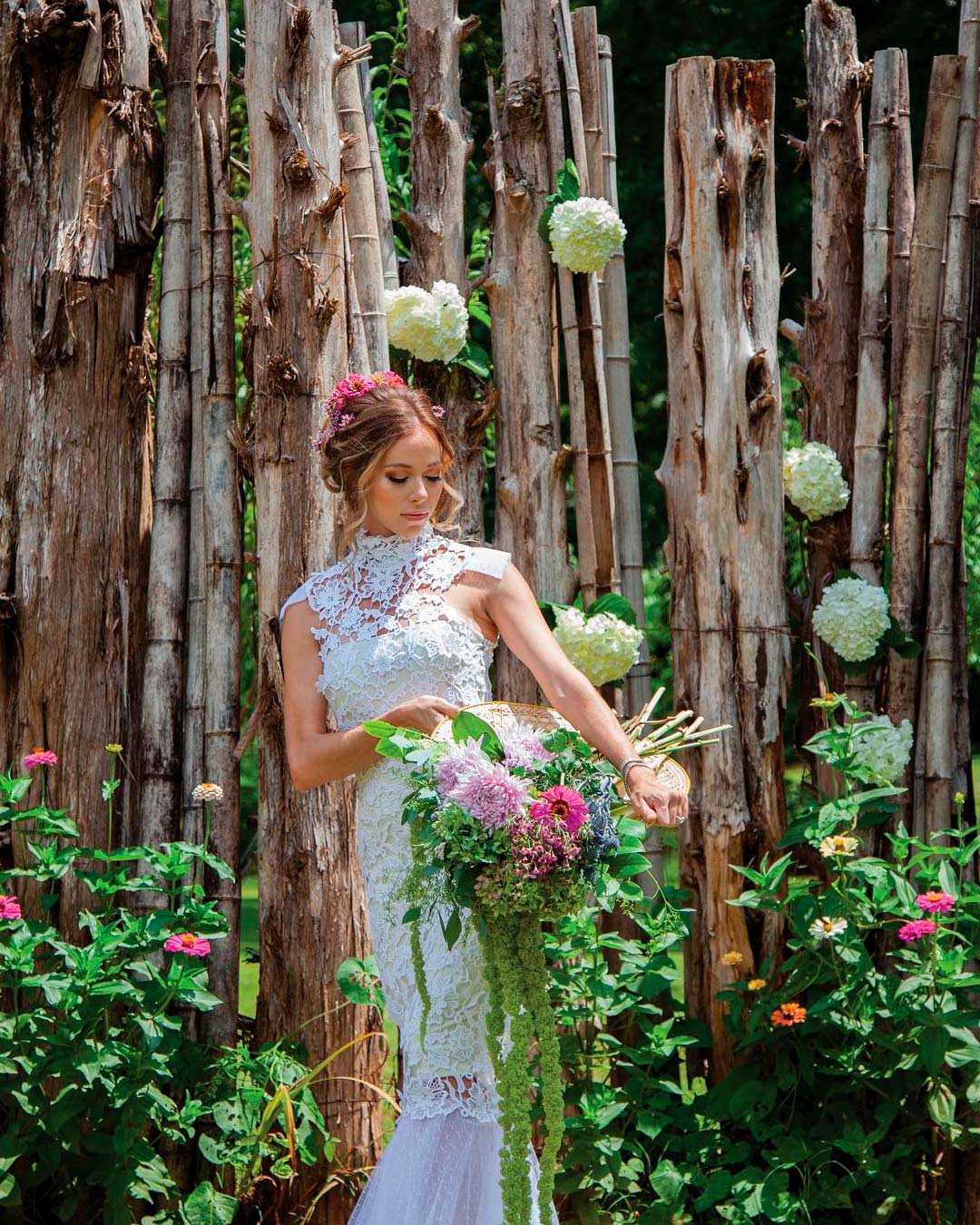 rustic wedding venues in georgia outdoor bride flowers