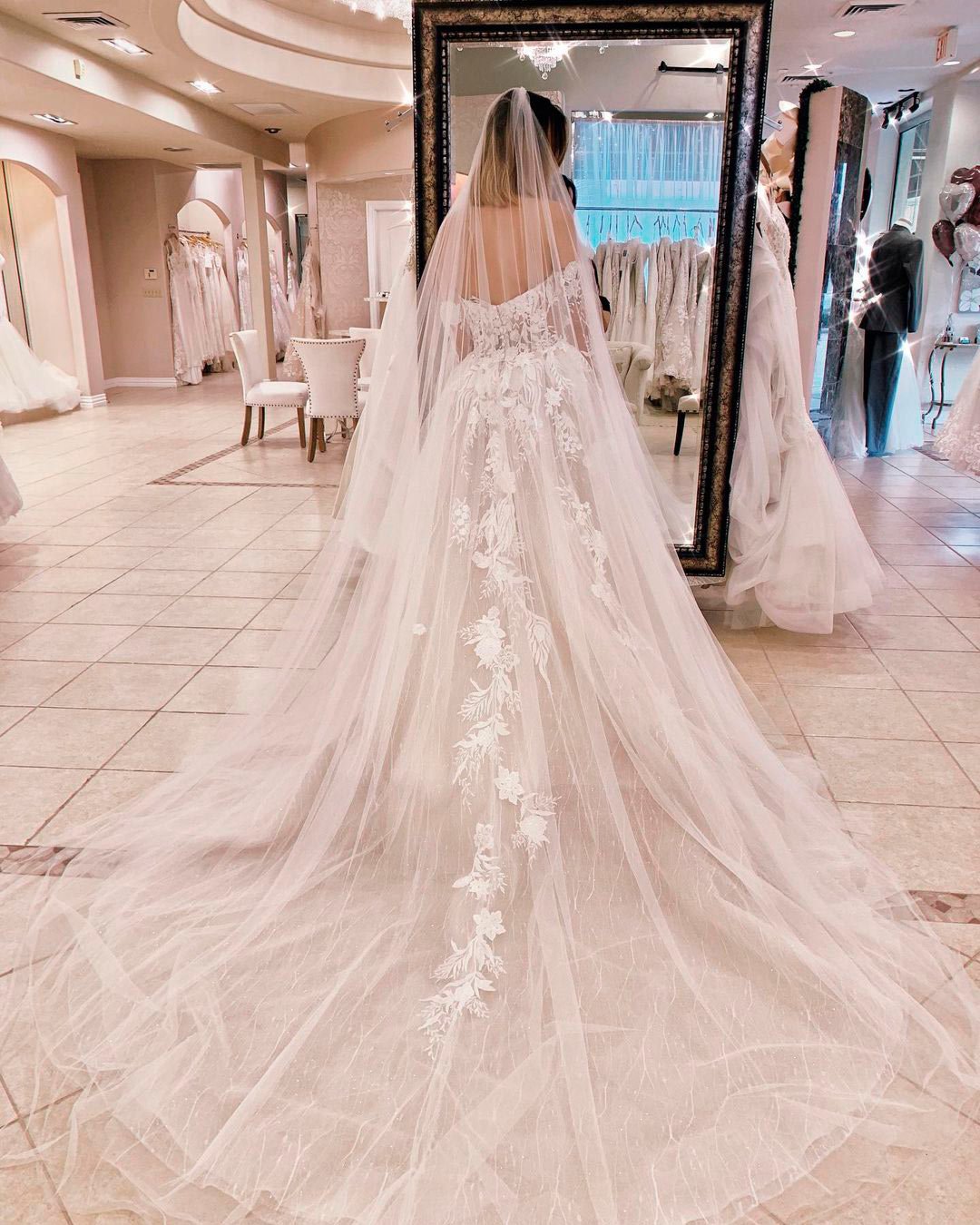 best bridal salons dress bride veil