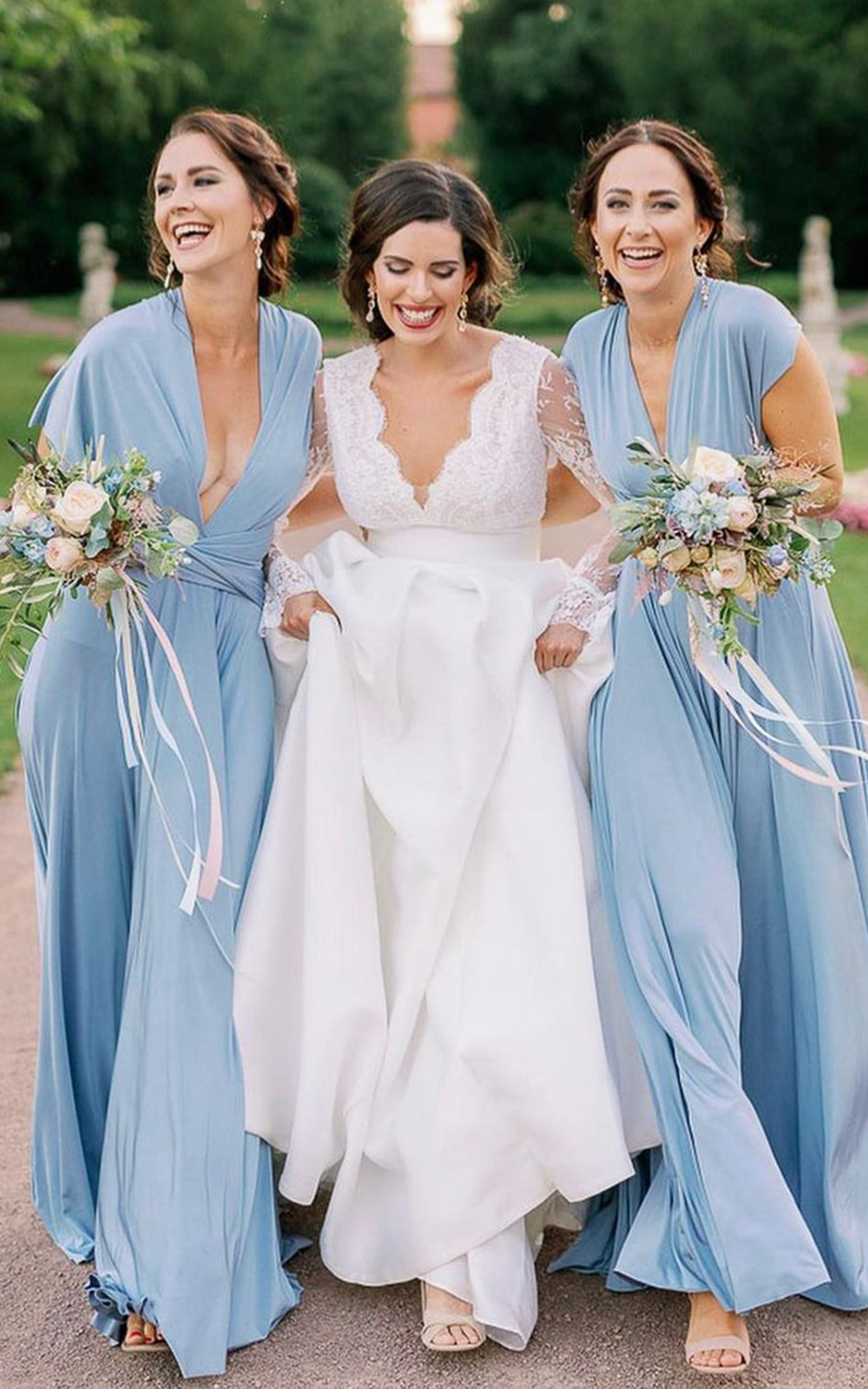 Thea Tulle Dress | Tulle bridesmaid dress, Bridesmade dresses, Dusty blue bridesmaid  dresses