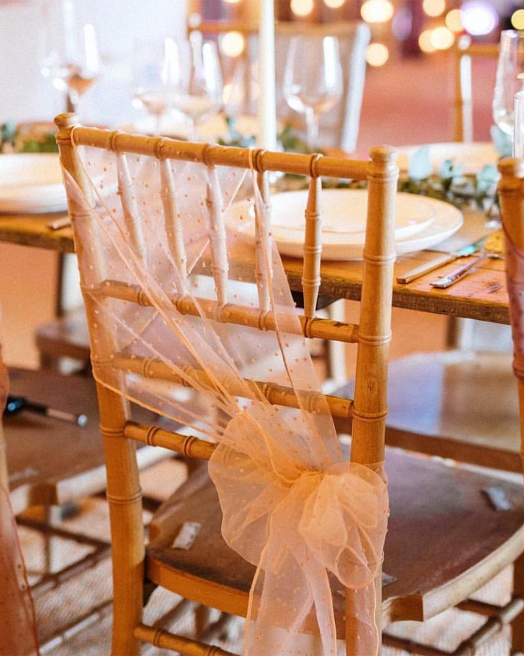 coral wedding decorations ideas for chair