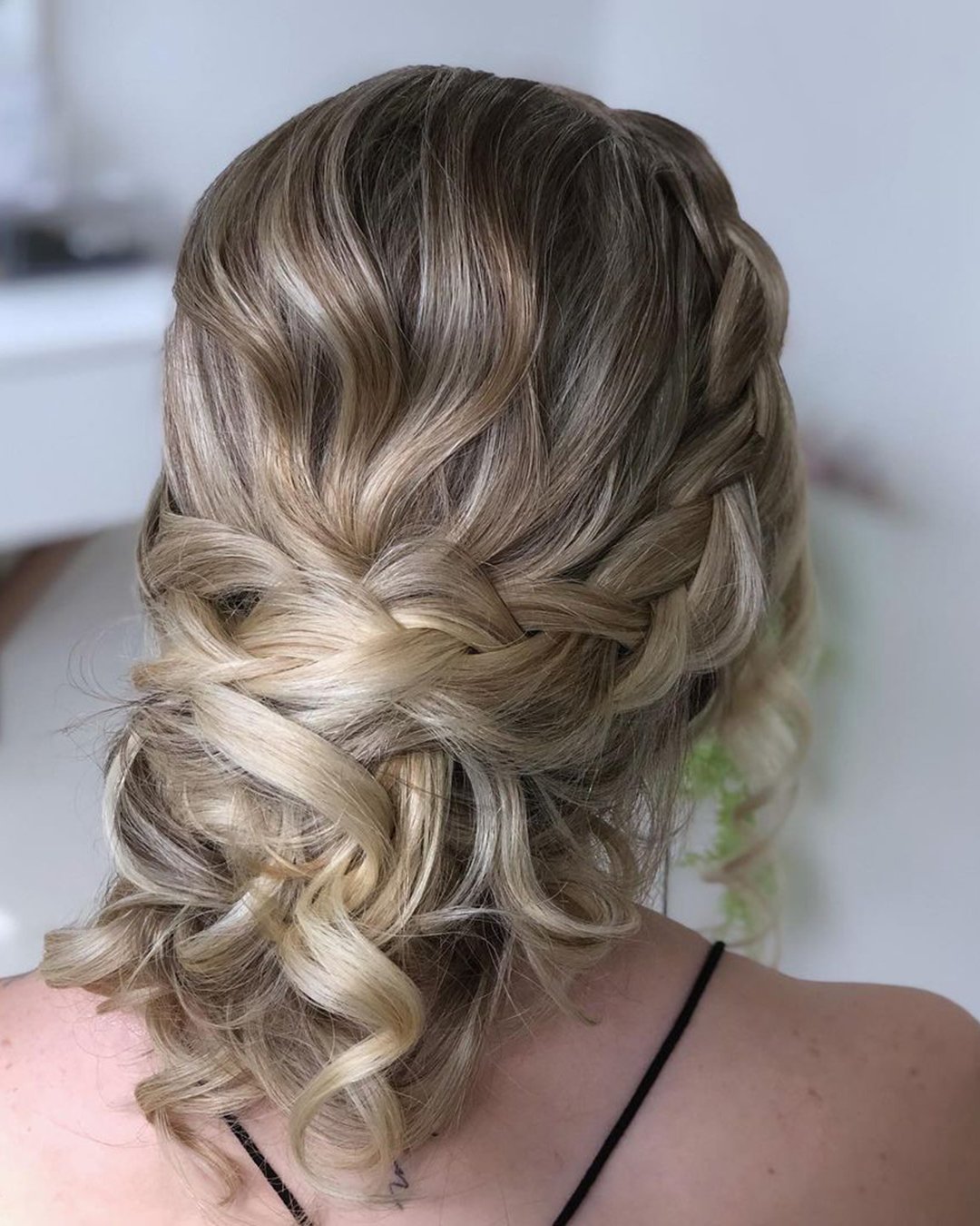 elegant wedding hairstyles braided updo on medium hair natalymirandahair