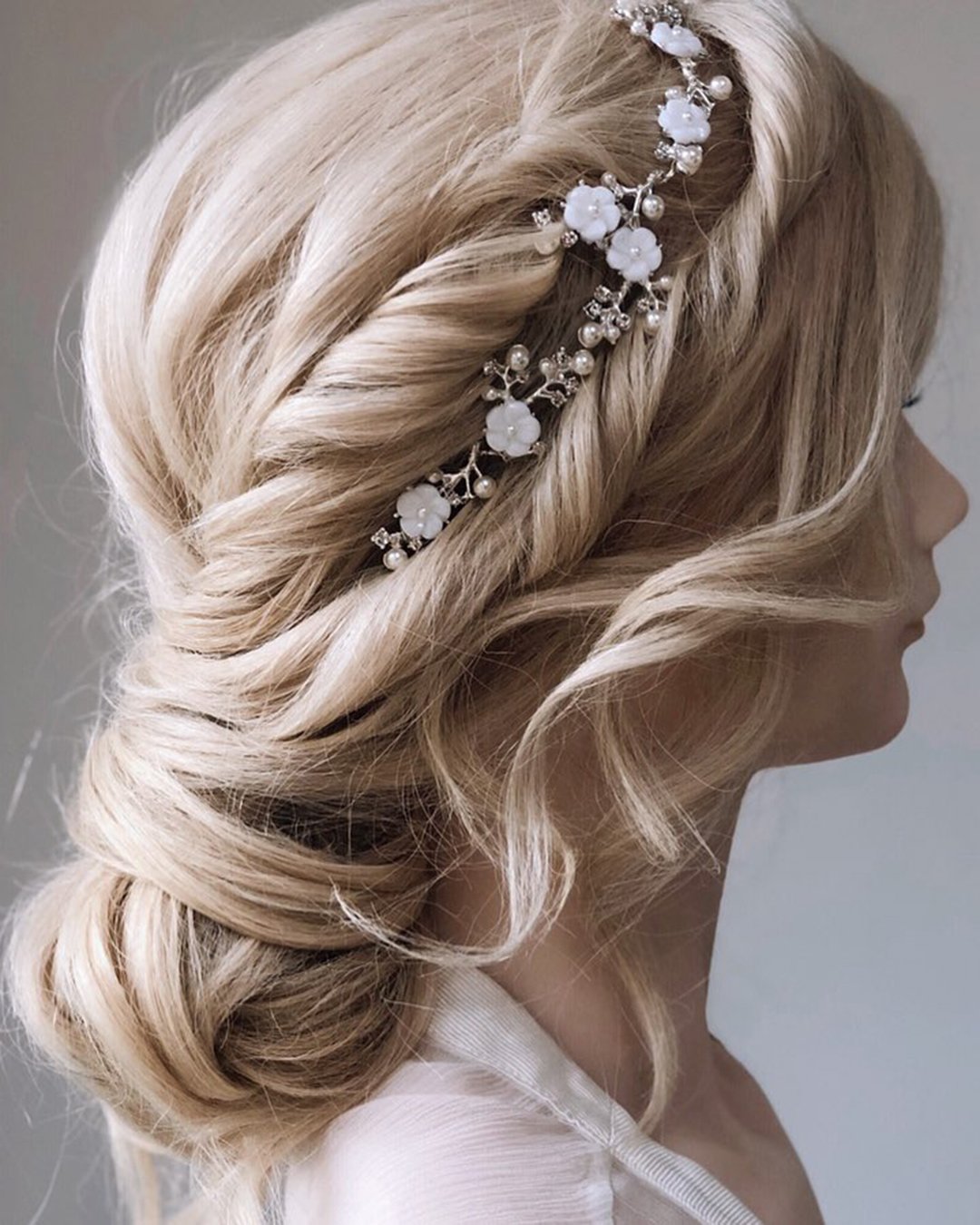 elegant wedding hairstyles updo with side braid melissaclaremakeup