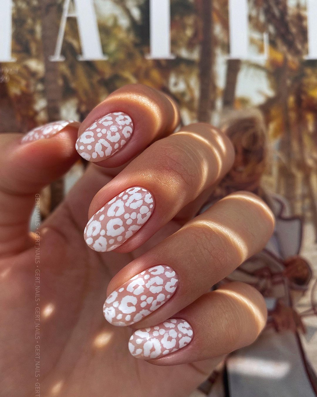 pinterest nails for wedding white lace pattern gert_nails