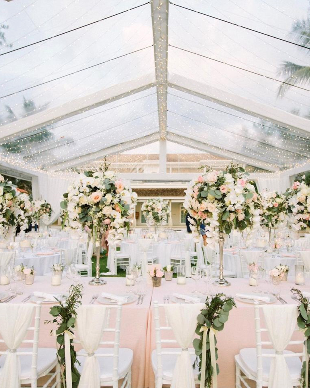 wedding tent ideas for lighting under the tent