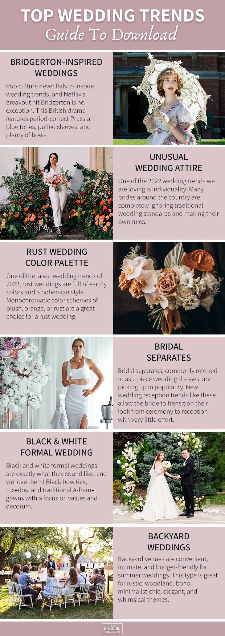 wedding trends trend guide