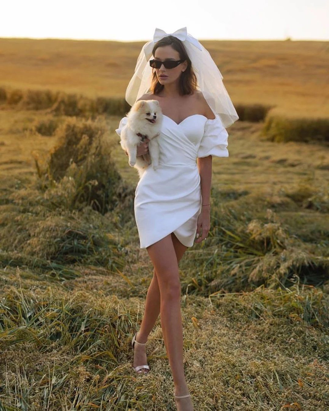 beach short wedding dress simple modest with sleeves isydress