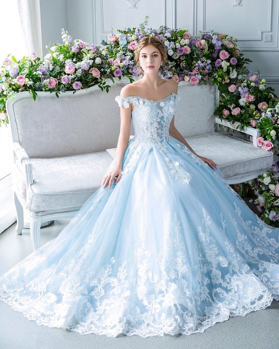Blue Wedding Dresses: 24 Looks For ...