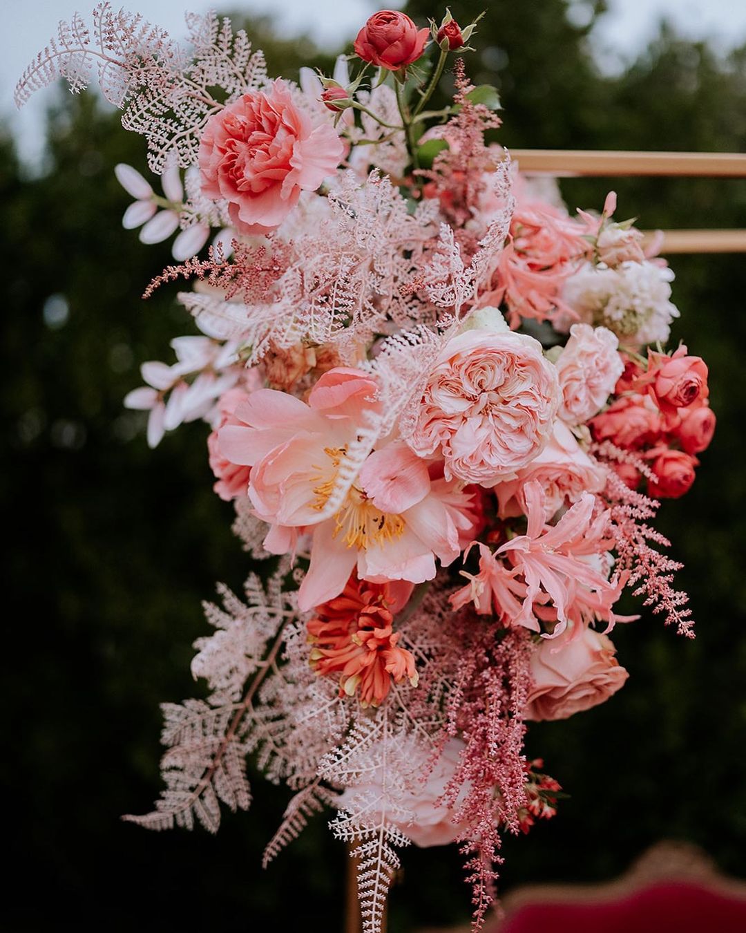 cascading wedding bouquets blush cascading bouquets