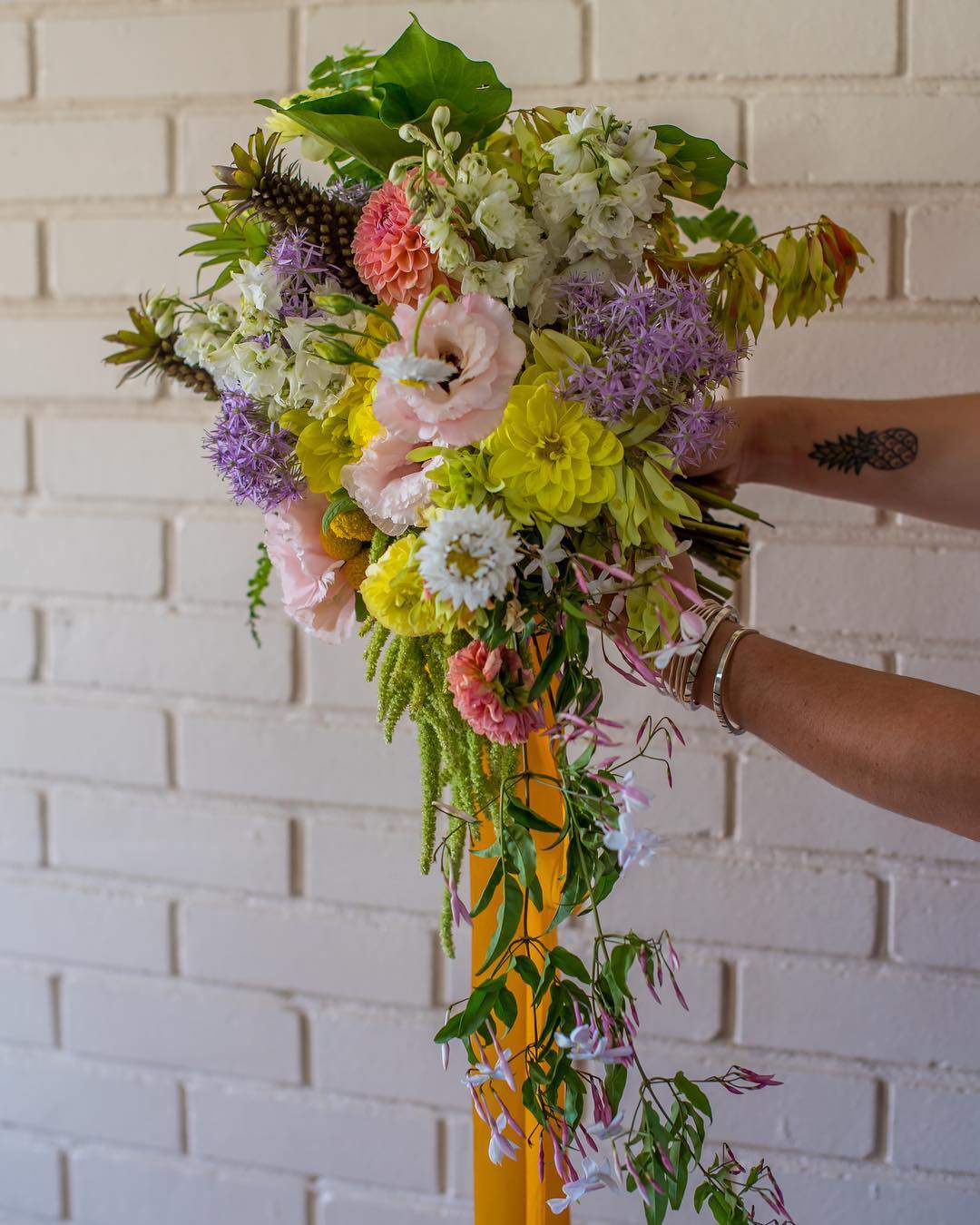 cascading wedding bouquets fall bright cascading bouquets