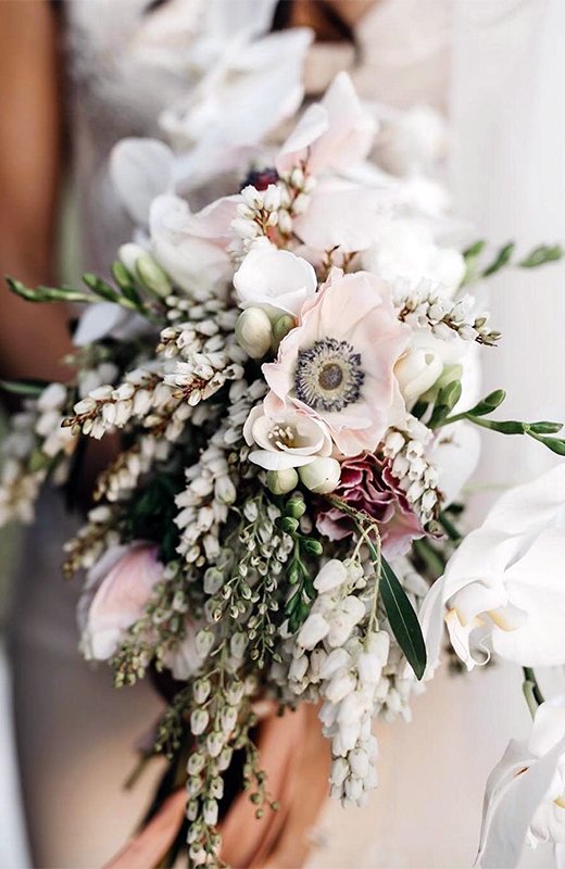 Stunning Cascading Wedding Bouquets