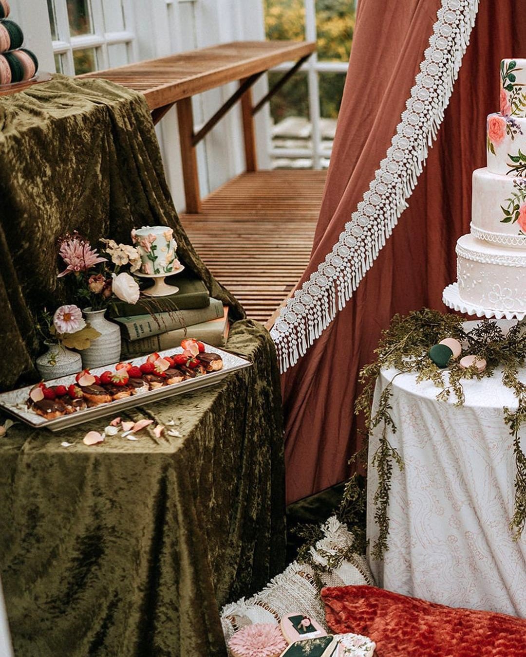 dessert table wedding cake dessert table