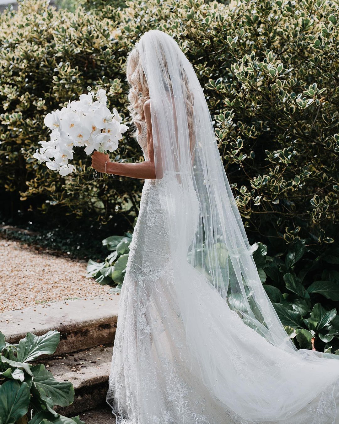 fit and flare lace wedding dresses open back chelseawhitephotog