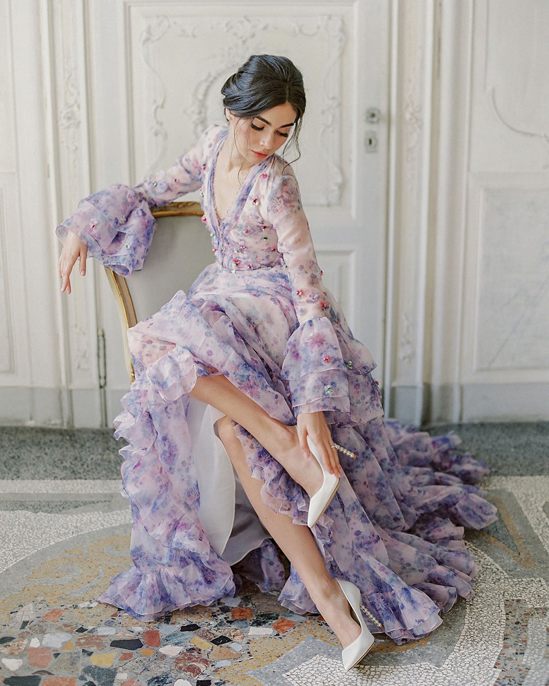 Floral Wedding Dresses: 27 Ultra-Pretty 