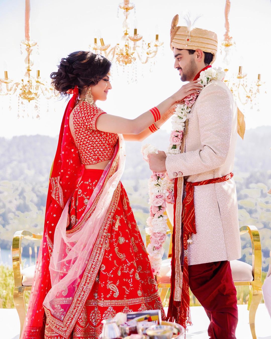 indian wedding hashtag couple bride groom
