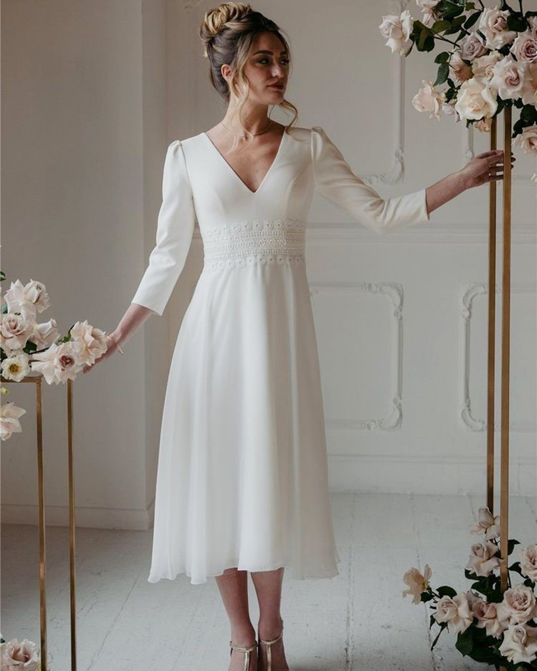 midi bridal dress uk