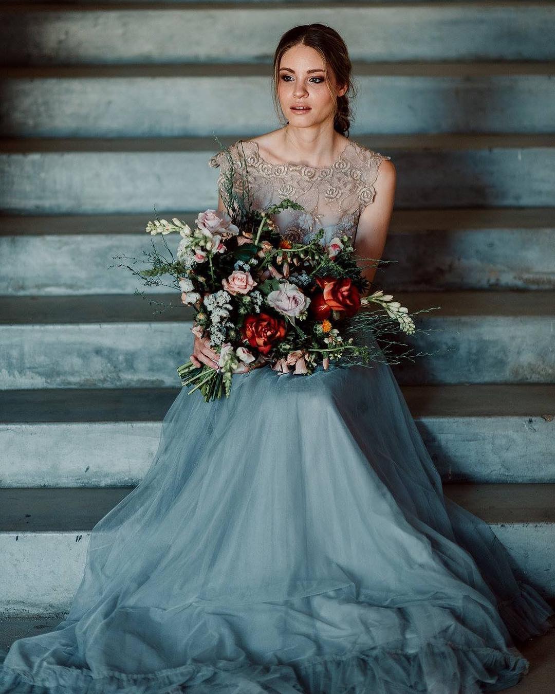 Blue Wedding Dresses: 24 Looks For ...