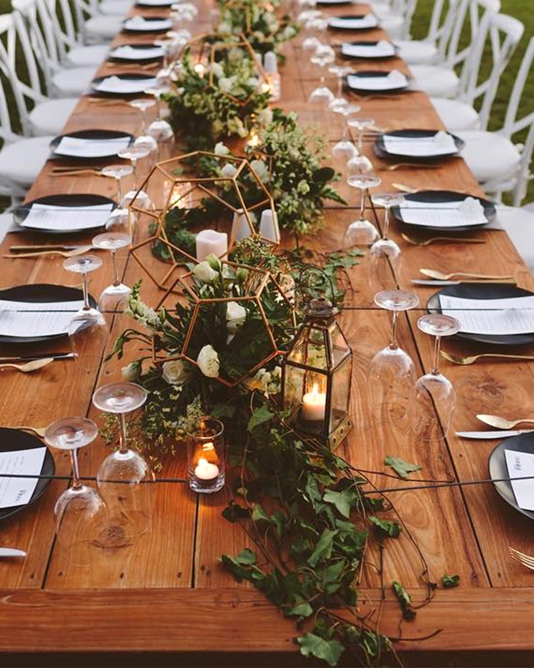 Rustic Wedding Table Settings | Dresses Images 2022