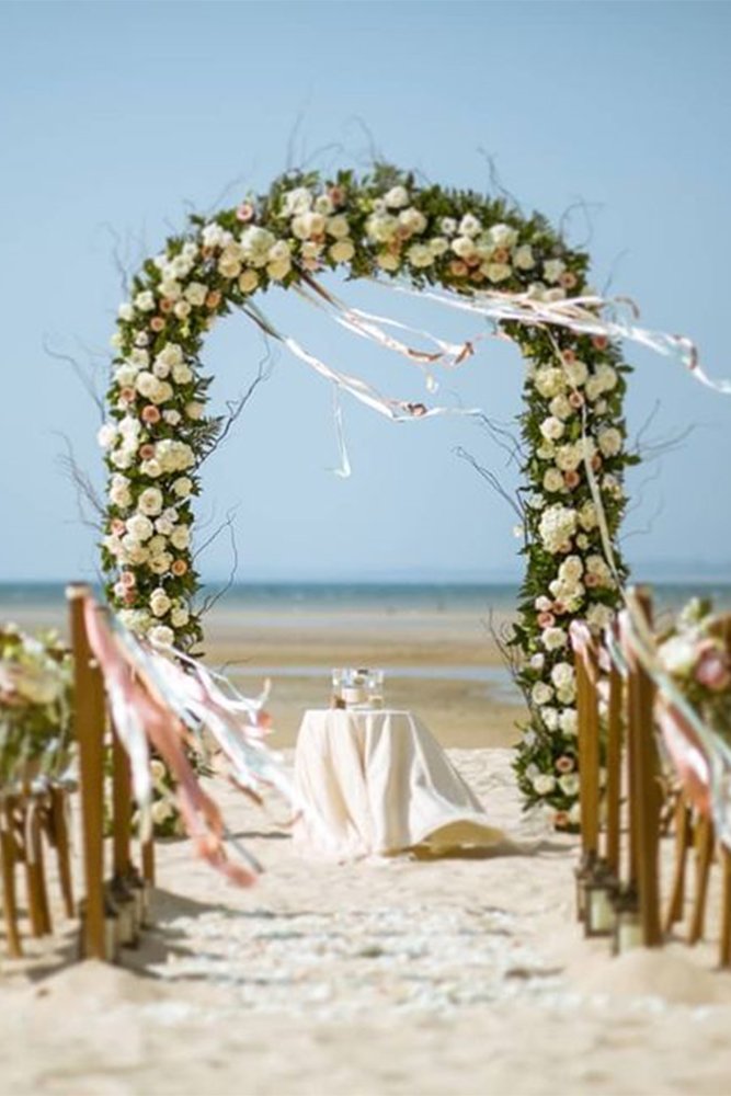 wedding venue flower decoration wedding on the beach ideas