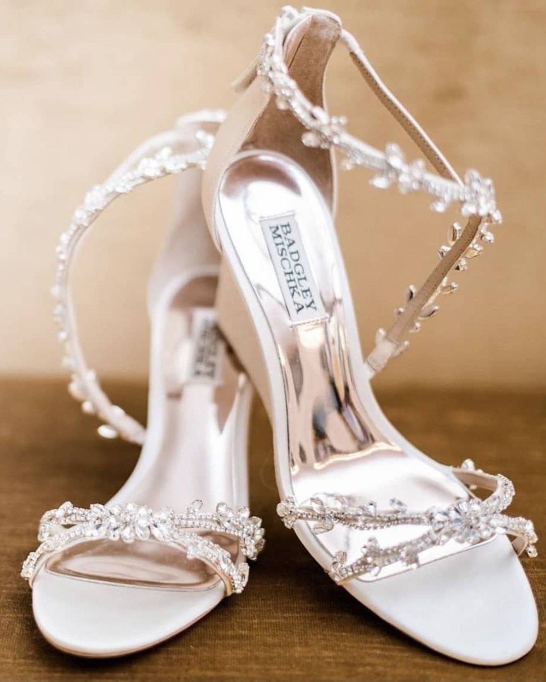 glitter wedges wedding