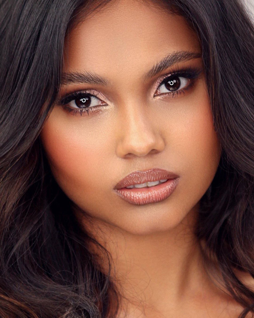 boho wedding makeup bronze skin smokey eyes kristinagasperasmua