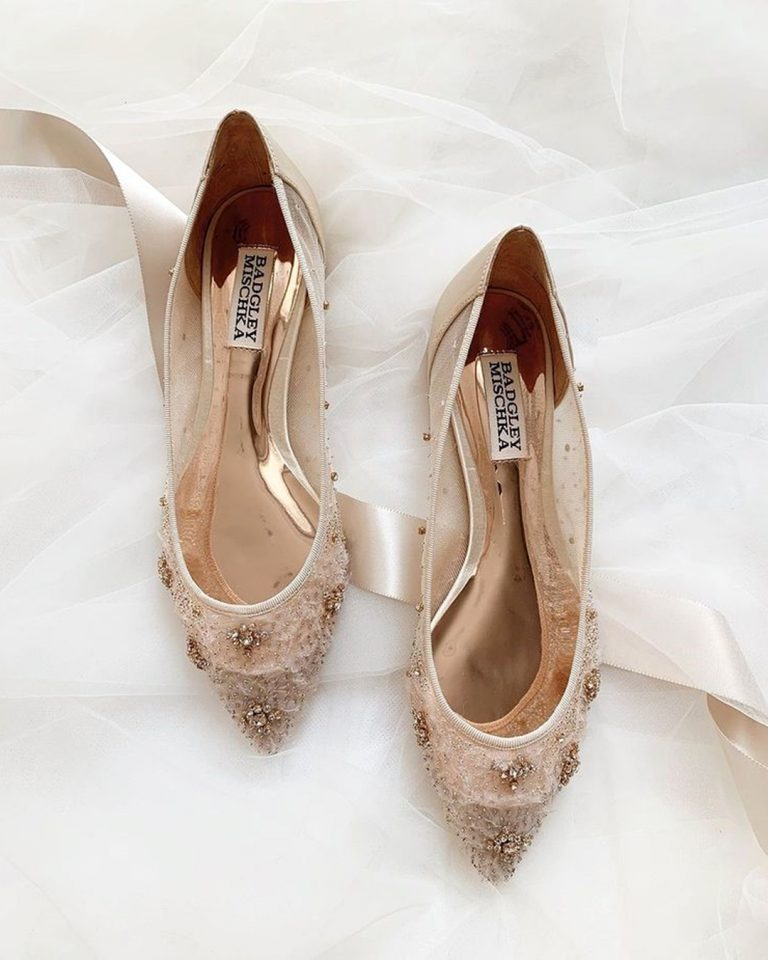 nude bridal shoes