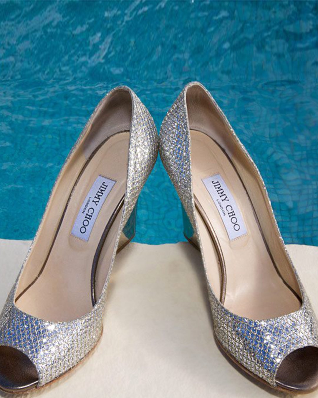 comfortable silver wedding shoes
