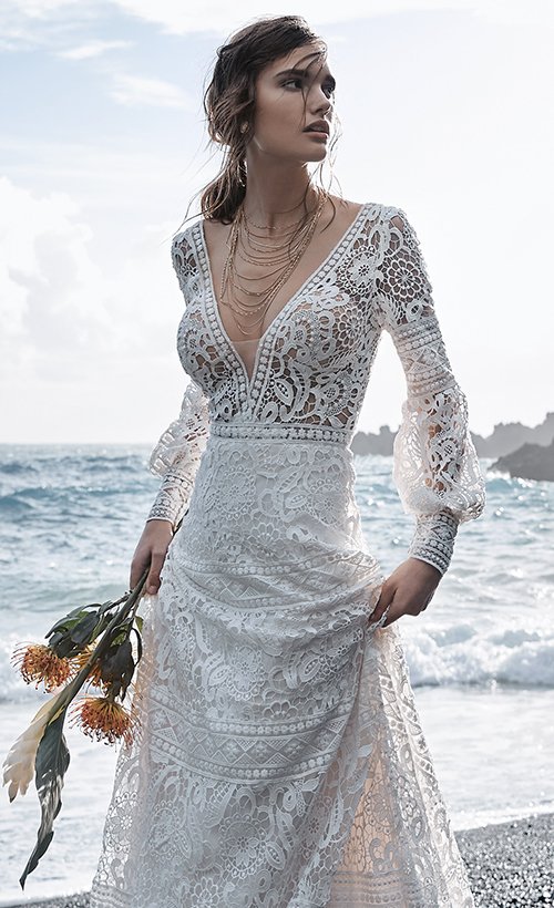 long sleeve wedding dresses
