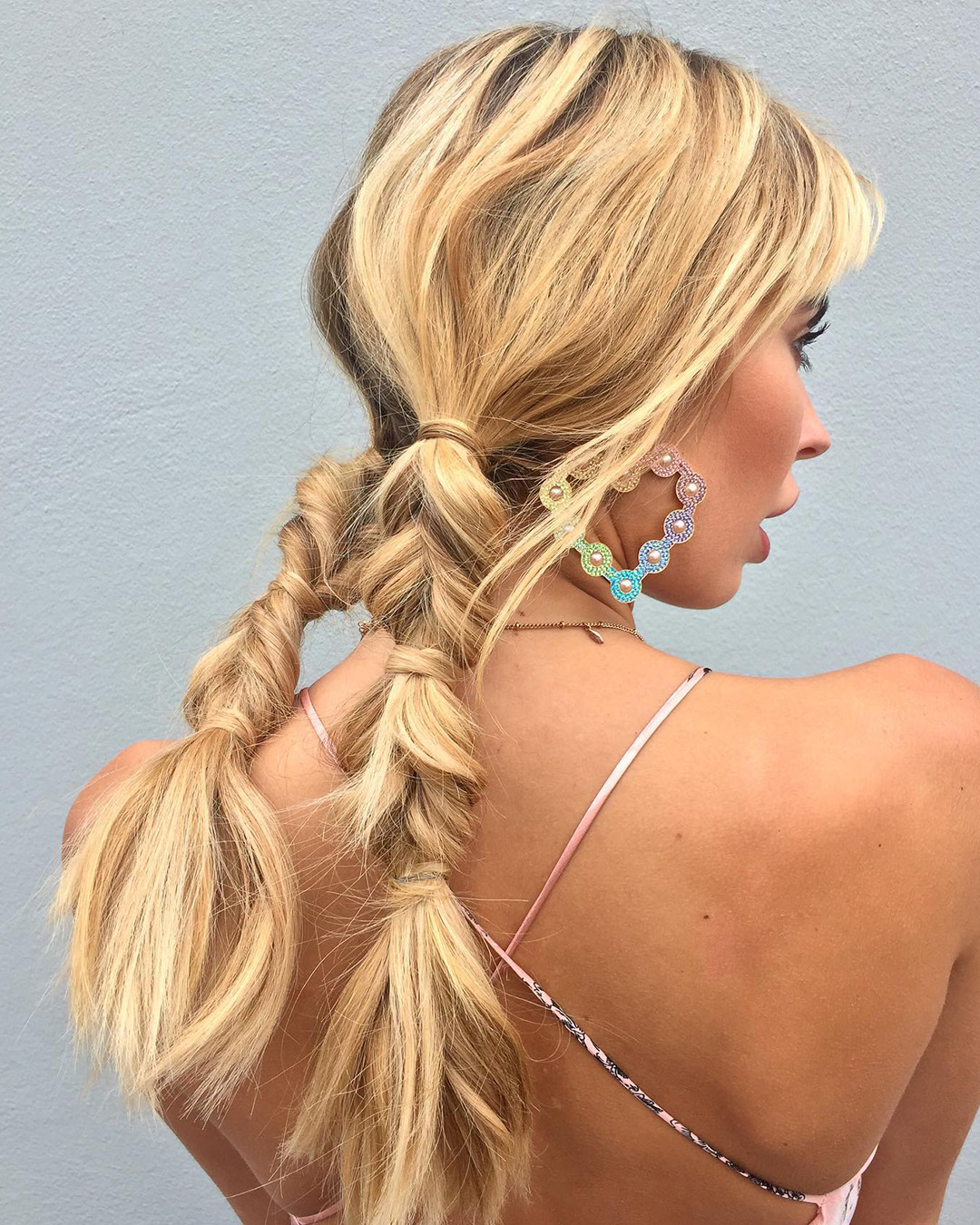beach wedding hairstyles two braids on blonde hair michaelgrayhair
