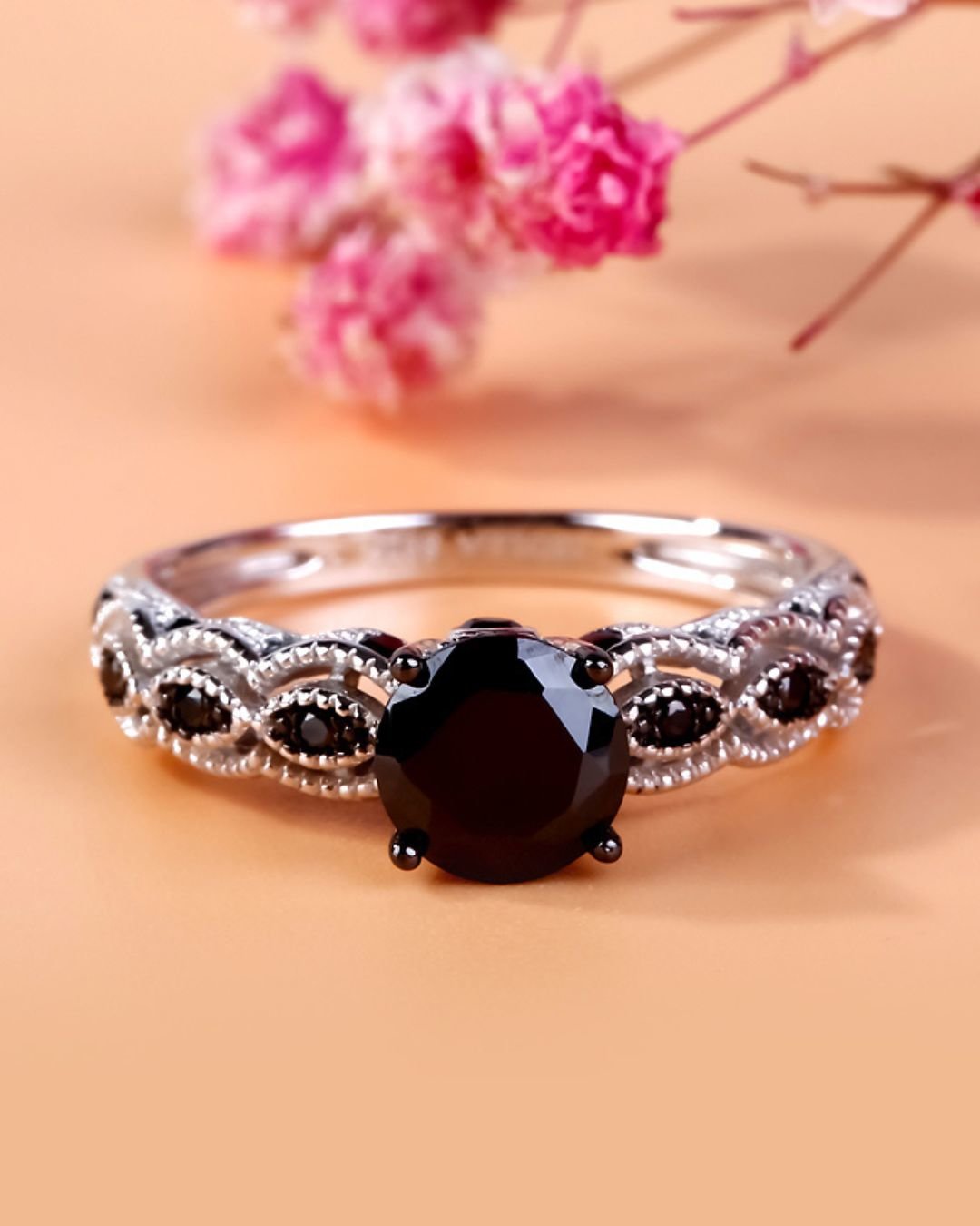 black diamond wedding rings classic rings1