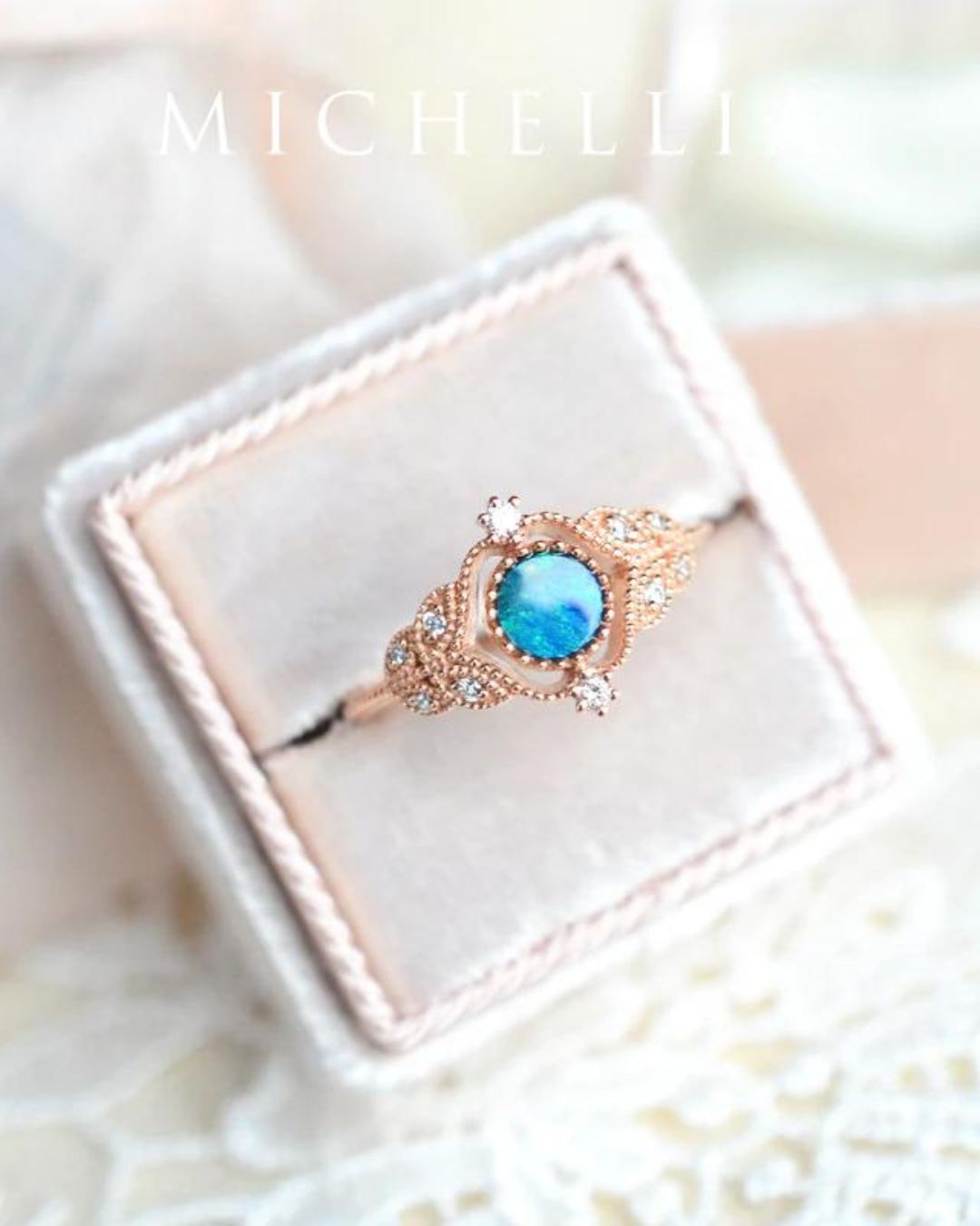 black diamond wedding rings stylish opal rings1