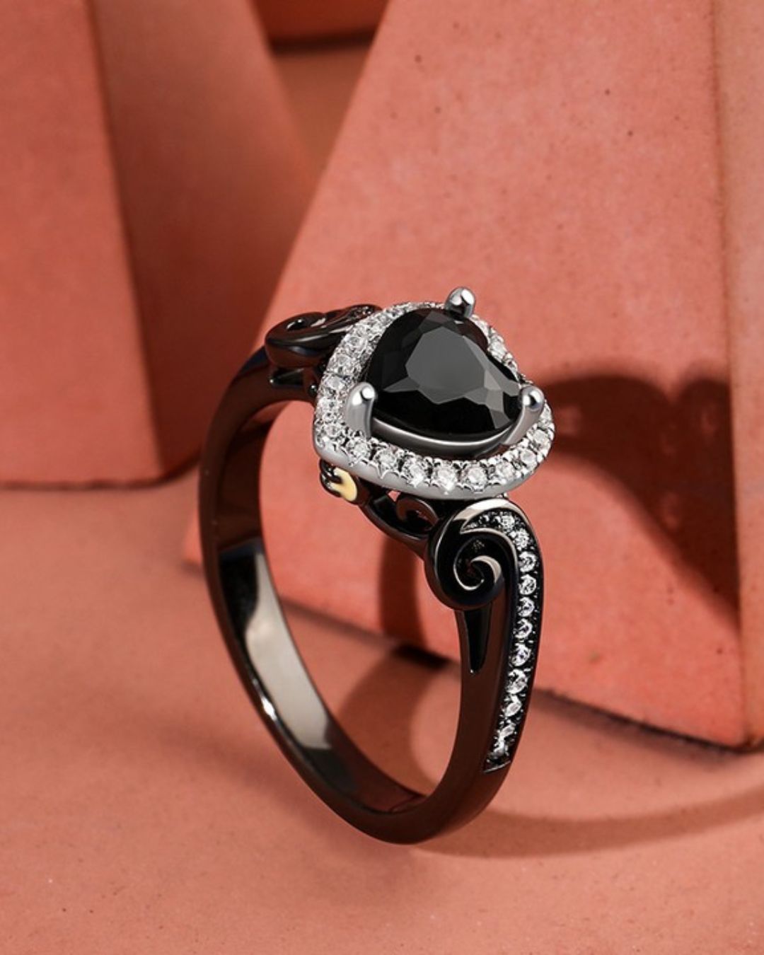 black diamond wedding rings unique rings2