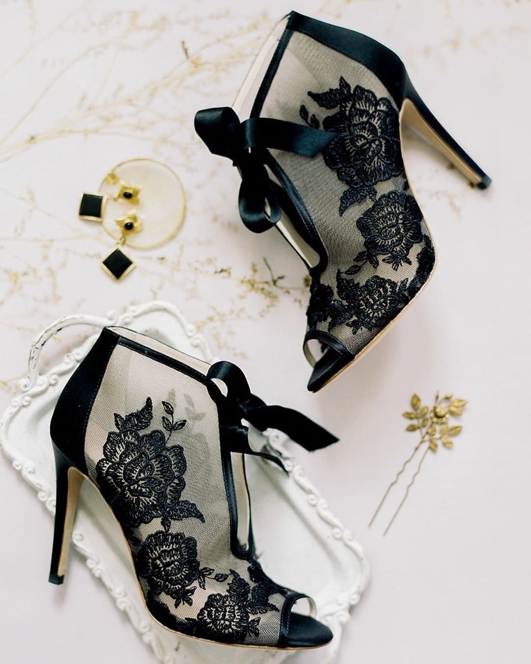black shoes for wedding booties lace with bows bellabelleshoes