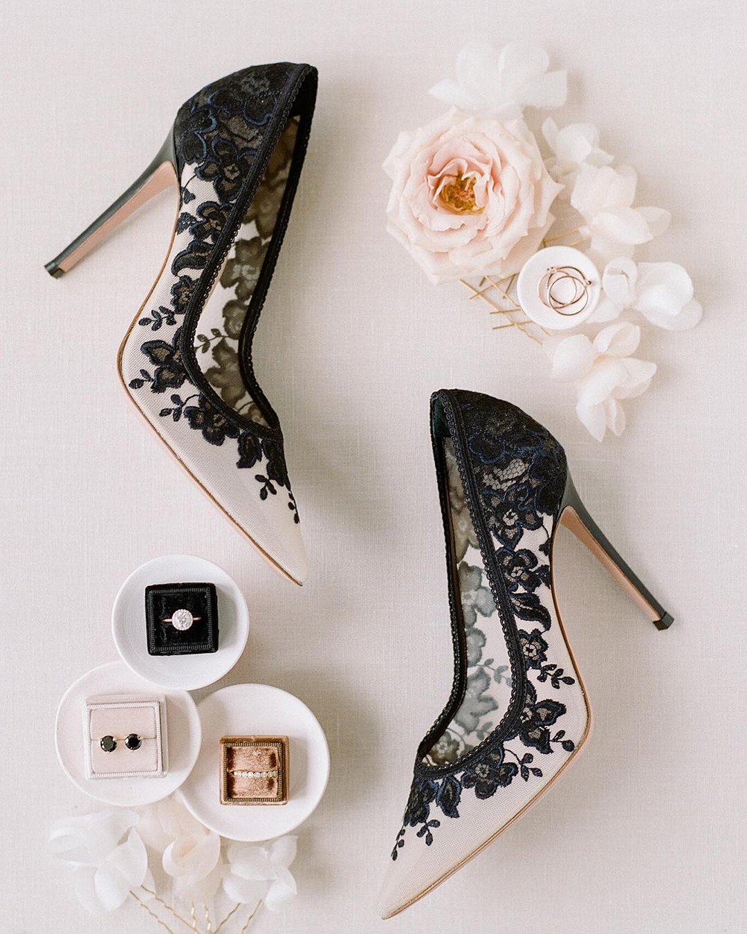 black shoes for wedding lace with white heels rebeccayale