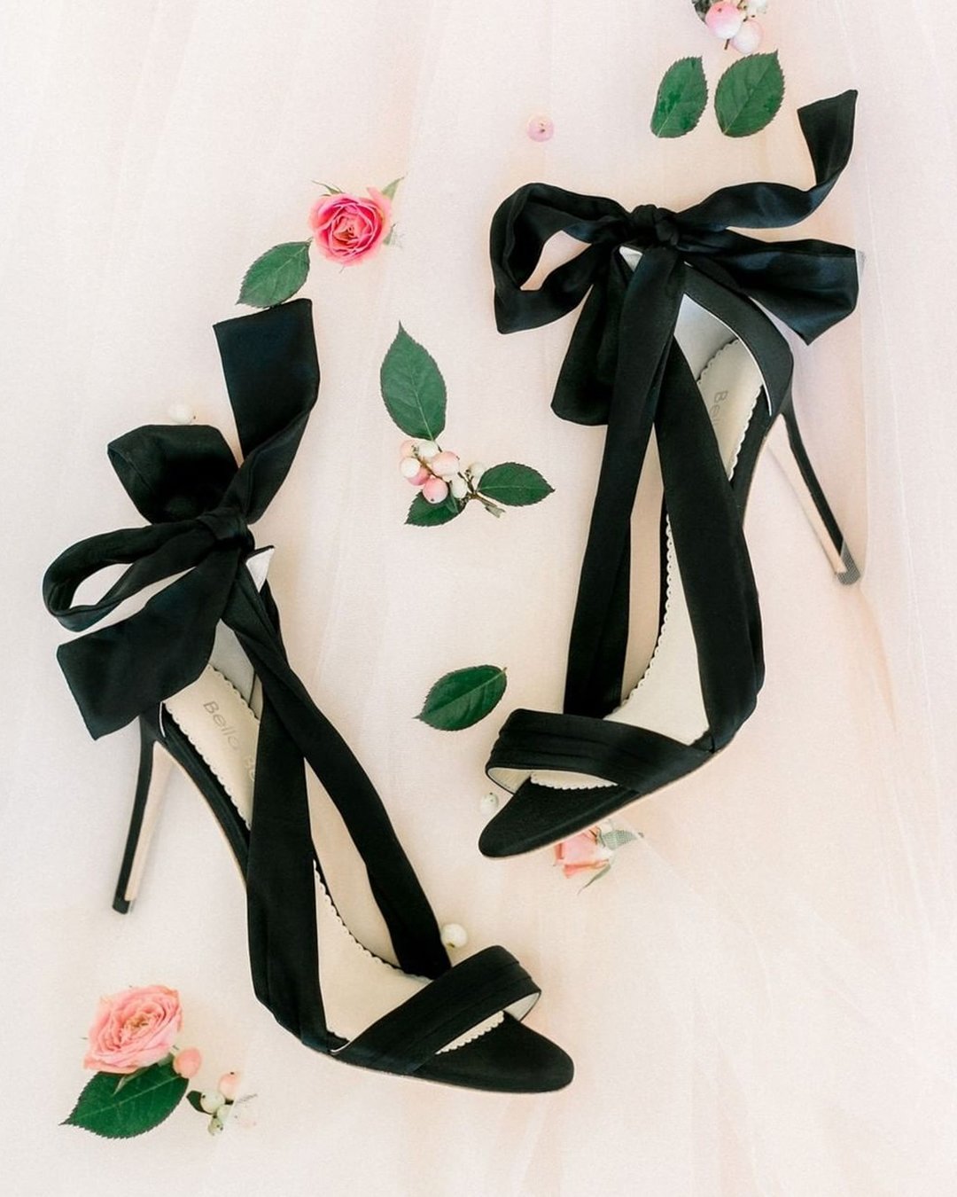 black shoes for wedding with bows heels velvet bellabelleshoes