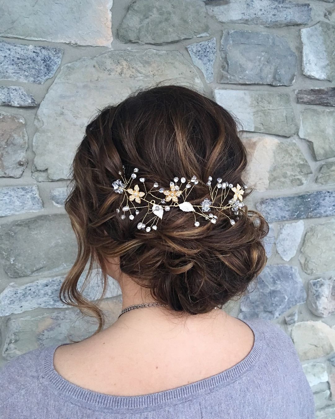 fall wedding hairstyles hairstyle for bridesmaids with flowers updosbykarina