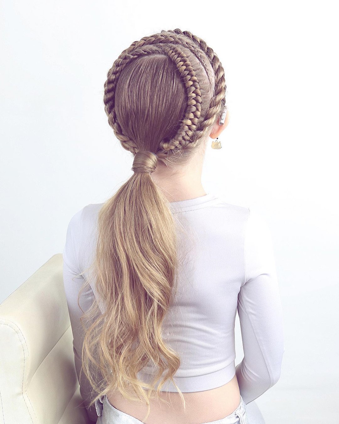 fall wedding hairstyles ponytail for girl sweethearts_hair