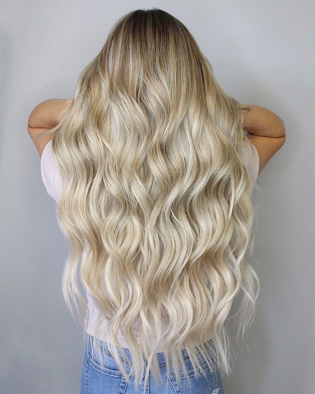 hair extensions for wedding blond long hair