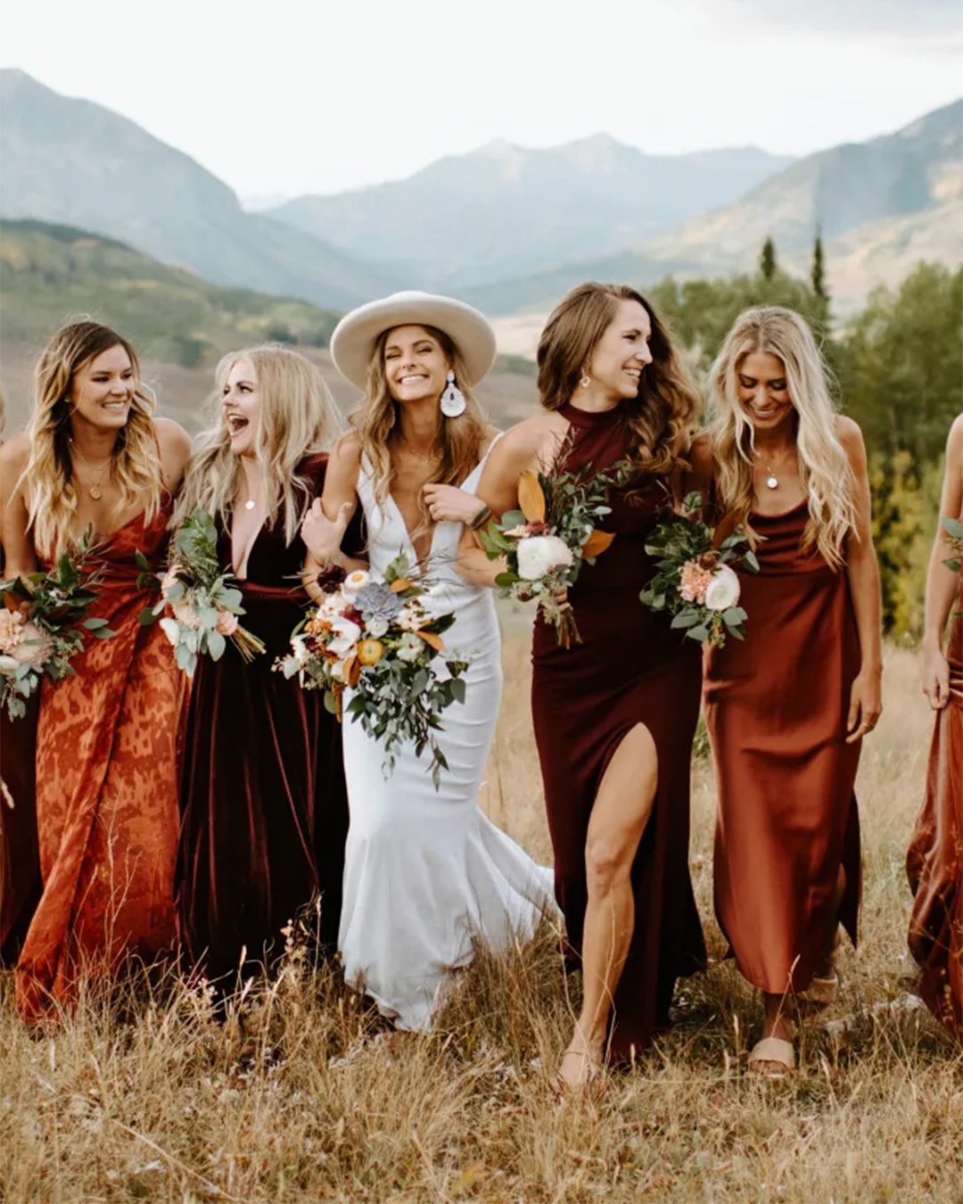 rust bridesmaids