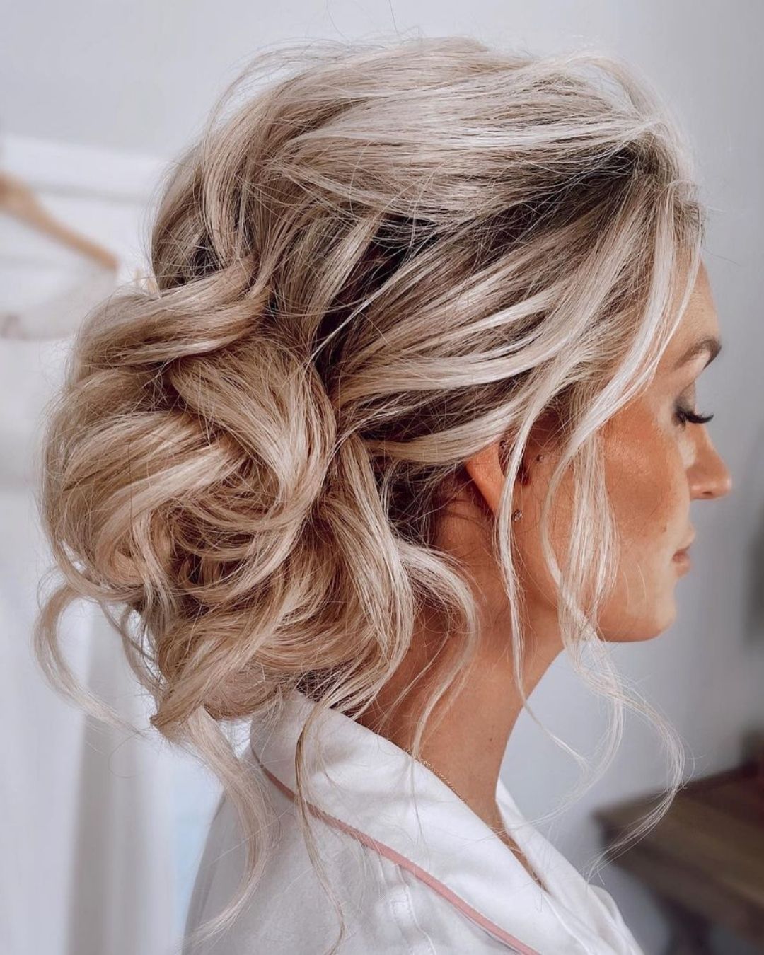 side buns wedding hairstyles curly side bun hairstyle1
