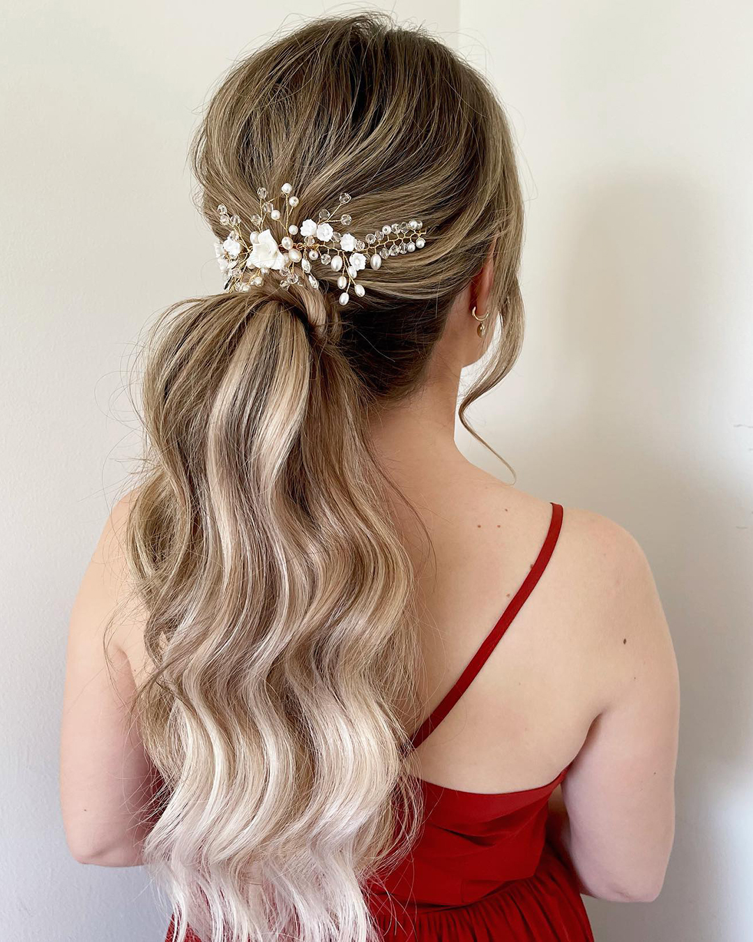 summer wedding hairstyles simle ponytail updosbykarina