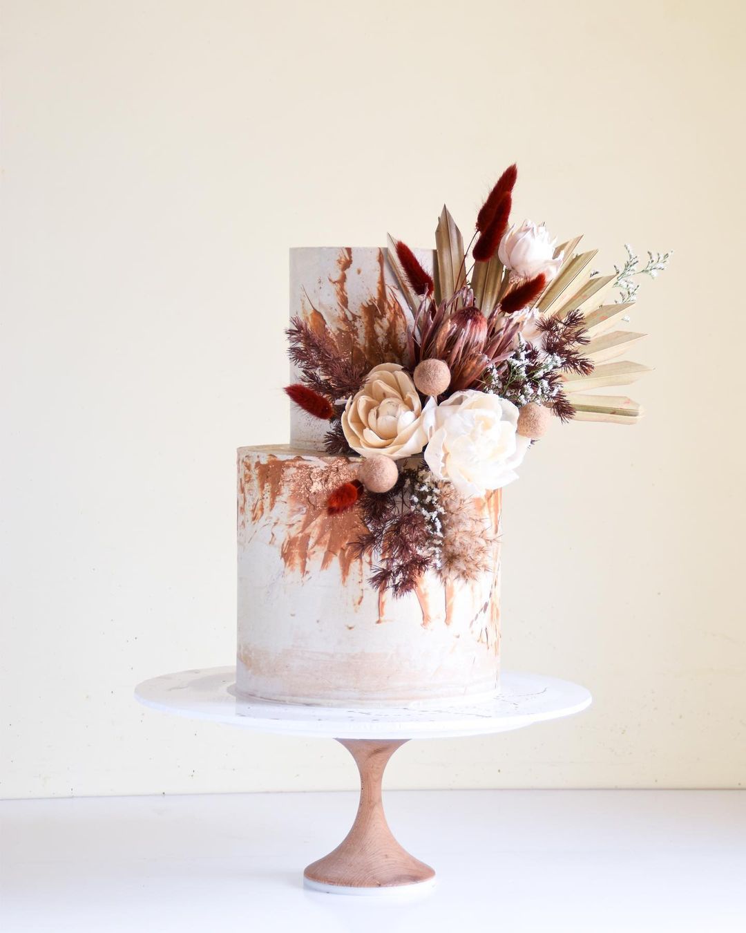 terracotta wedding colors cakes