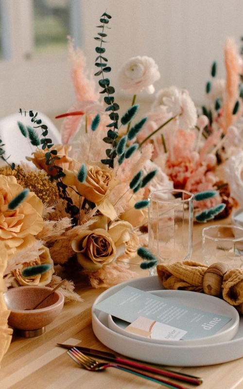 terracotta wedding centerpieces