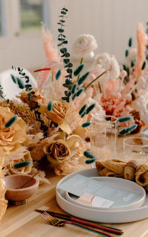 Intimate + Beachy Boho Wedding Inspiration with Dusty Desert Tones