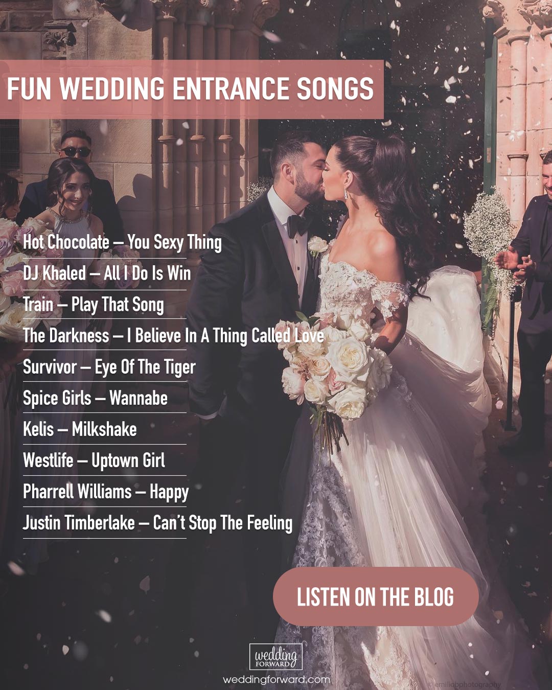 100+ Wedding Entrance Songs Hits For Your Party Playlist