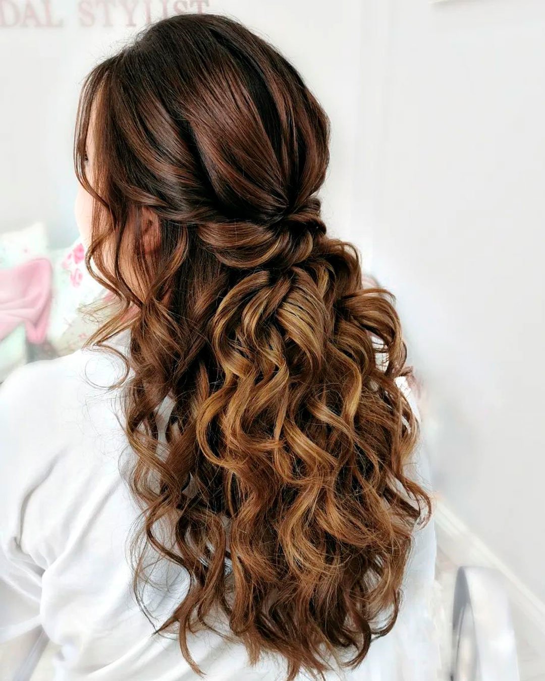 wedding hairstyles for long hair knot