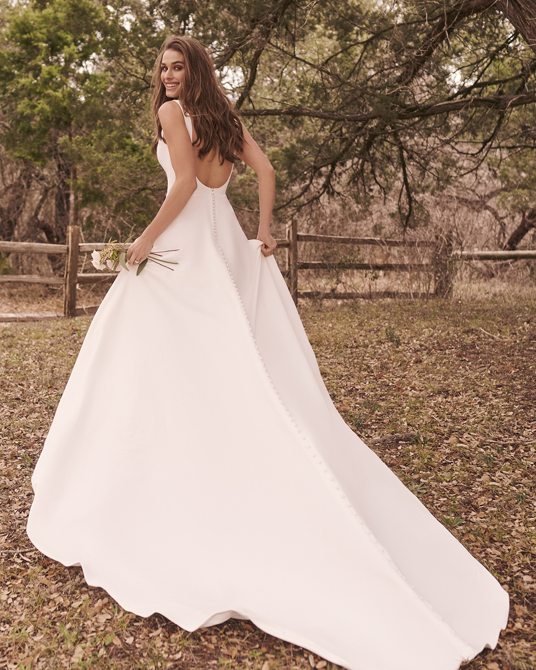 backless wedding dresses simple country a line maggie sottero