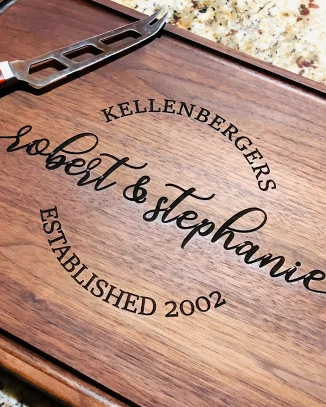 bridal shower gifts cutting board